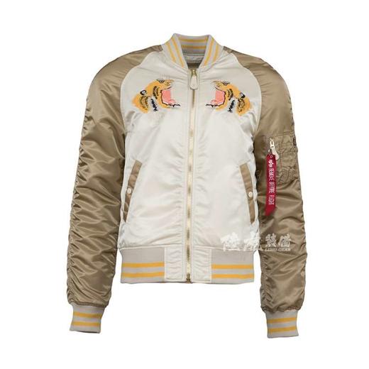 美国进口ALPHA阿尔法MA-1飞行夹克刺绣虎纪念版男女士飞行员外套 商品图1