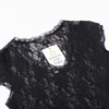S码黑色蕾丝性感V领女士T恤B21 商品缩略图1