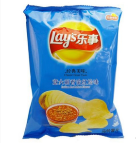 乐事意大利香浓红烩味薯片40克