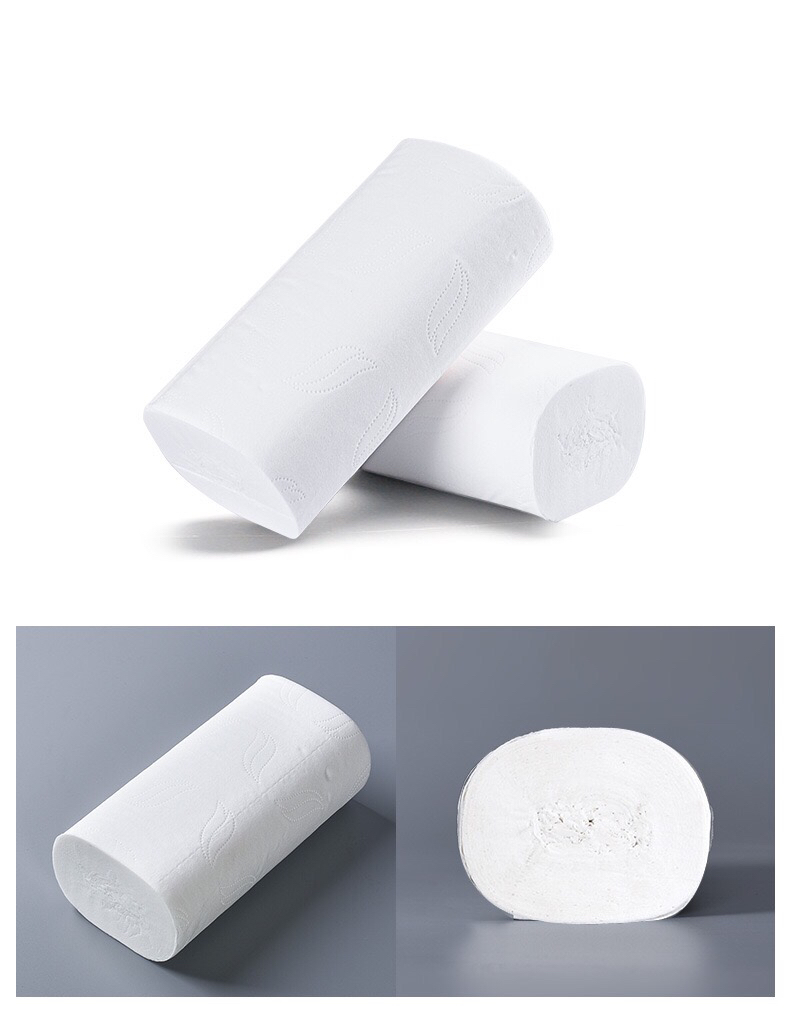 植护无芯卷纸12卷4层x3提共36卷加厚提装木浆卫生纸家用纸巾厕所用纸