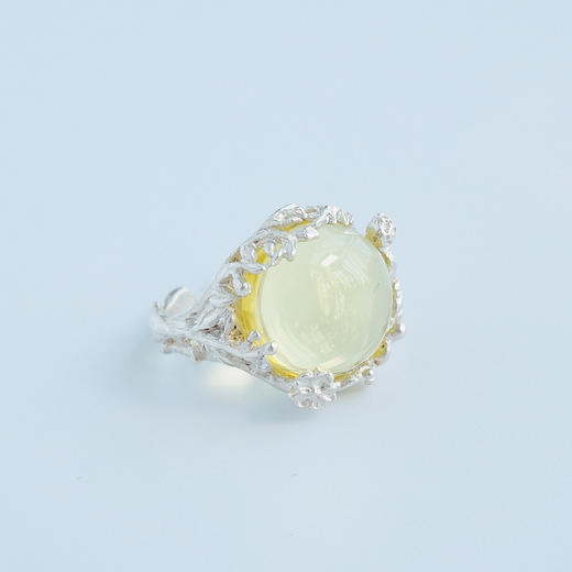 Summer Garden 系列 琥珀 植物戒指○悦物Jewelry 商品图0