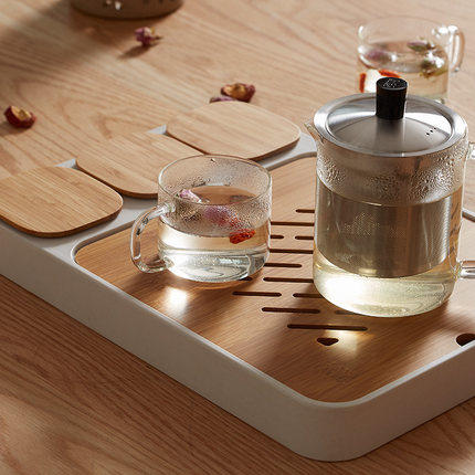耐高温玻璃茶壶 过滤不锈钢泡茶壶  红茶茶具  花茶壶套装  泡茶器 商品图0