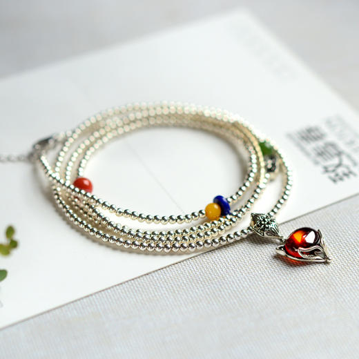 重磅法器到来千呼万唤的职场防小人胜小人家庭防小三纯银多圈手链