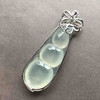 冰种翡翠巨大福豆18k白金钻石镶嵌 商品缩略图4