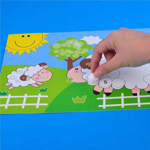 幼儿园课堂手工DIY搓纸小绵羊材料包 商品图8