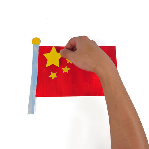 国庆节白卡涂色国旗 商品图5