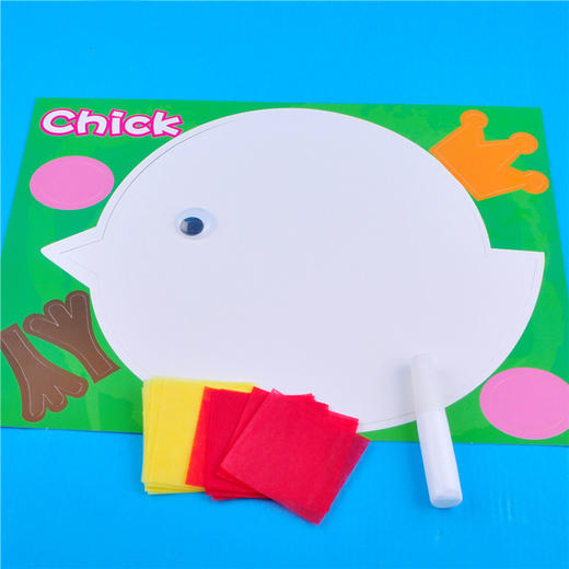 幼儿园课堂手工DIY彩色动物薄纸材料包 商品图1