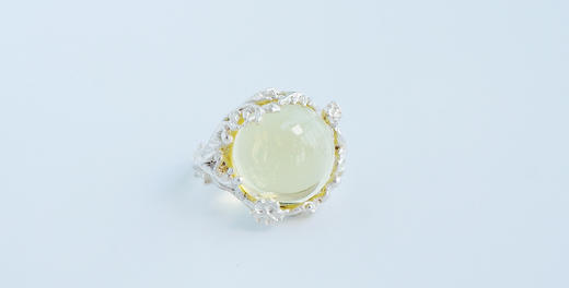 Summer Garden 系列 琥珀 植物戒指○悦物Jewelry 商品图3