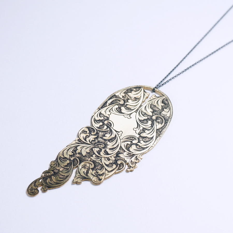 意大利雕金 经典卷草纹 书签○悦物jewelry