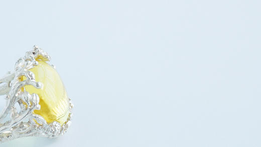 Summer Garden 系列 琥珀 植物戒指○悦物Jewelry 商品图7