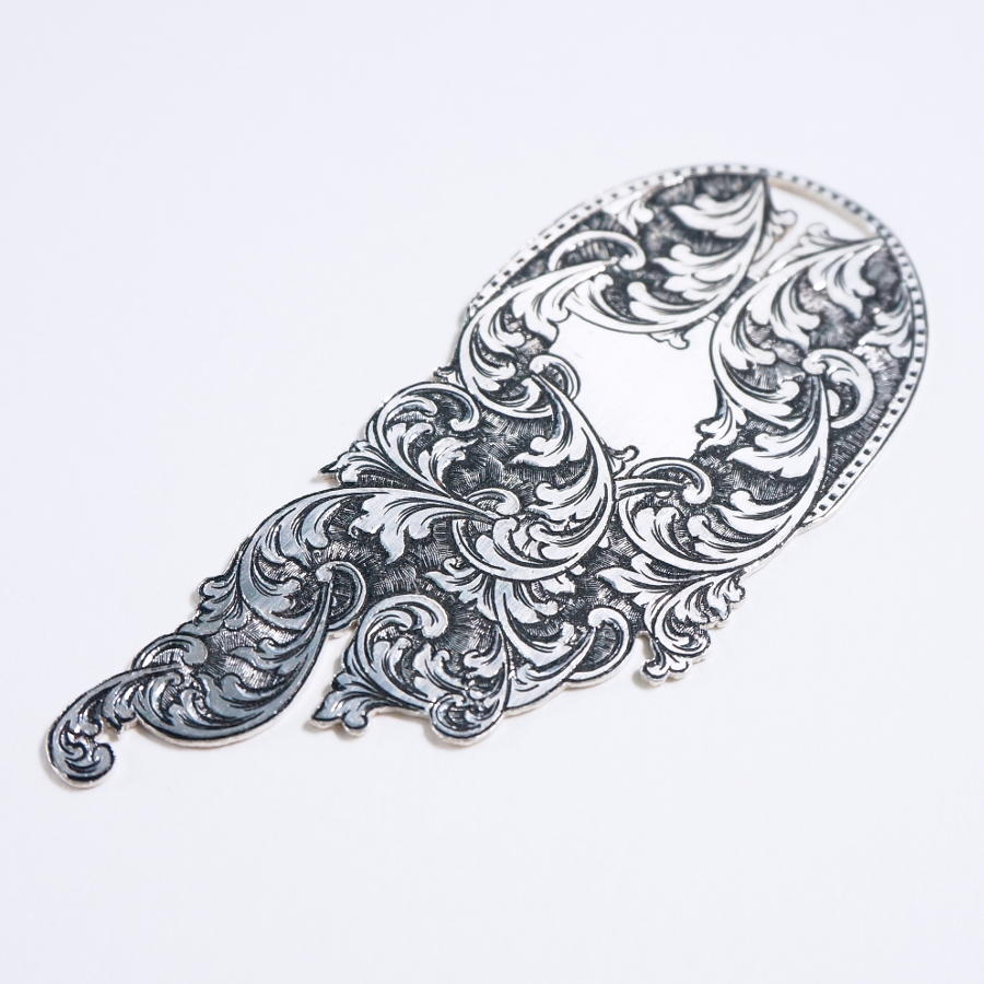 意大利雕金 经典卷草纹 书签○悦物jewelry