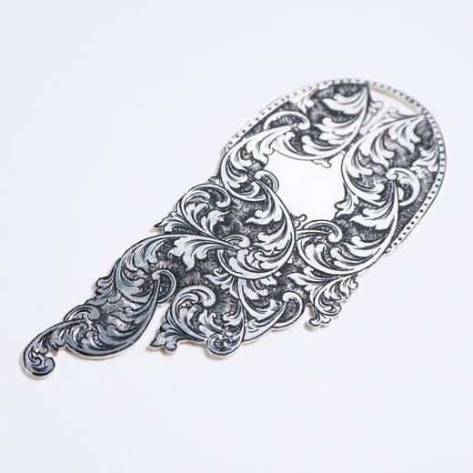 意大利雕金 经典卷草纹 书签○悦物Jewelry 商品图1