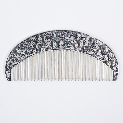 意大利经典雕金 990银梳子○悦物Jewelry 商品图1