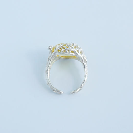 Summer Garden 系列 琥珀 植物戒指○悦物Jewelry 商品图2