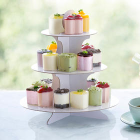 【有24杯】爆款英式下午茶，6种口味24杯精致点心，闺蜜聚会幸福有滋有味（厦门+幸福西饼蛋糕）