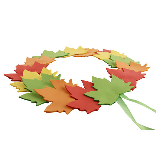 幼儿园课堂手工DIY枫叶EVA环吊饰材料包 商品图2