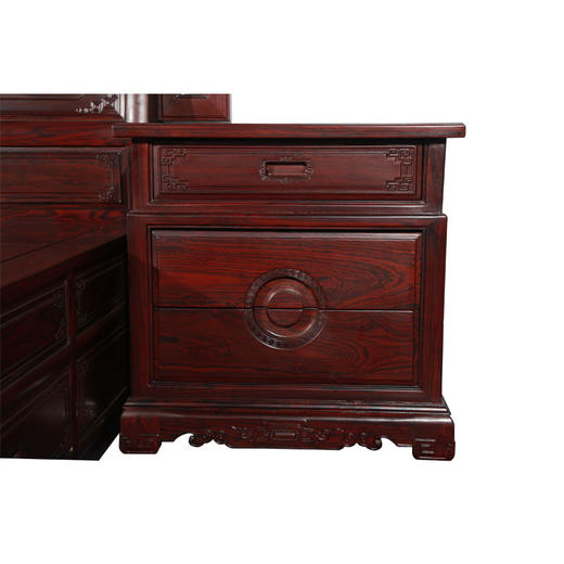 黄金檀现代床3件套大城德发