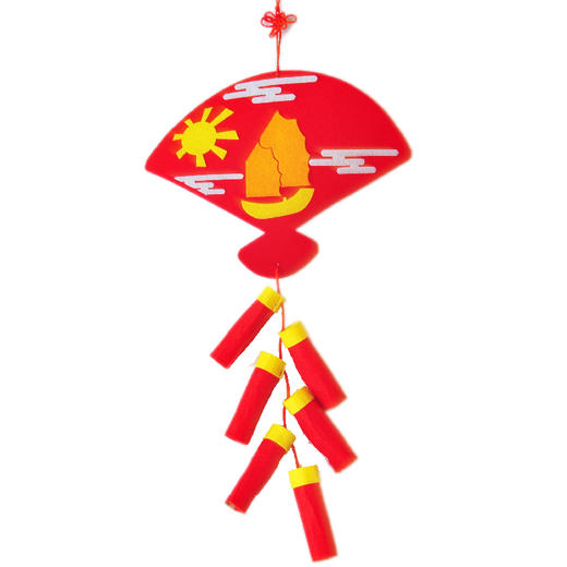 幼儿园课堂手工DIY创意手工无纺布春节挂饰材料包 商品图5