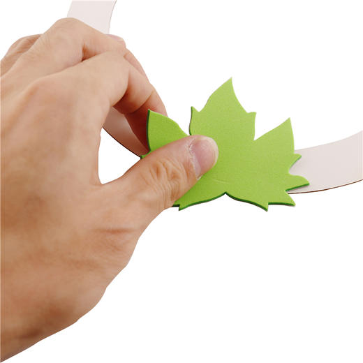 幼儿园课堂手工DIY枫叶EVA环吊饰材料包 商品图5
