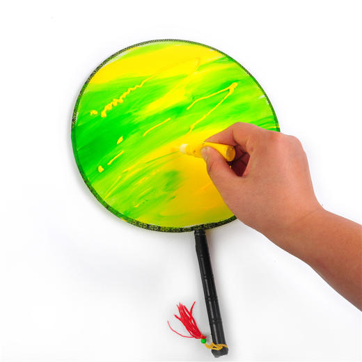 幼儿园课堂手工DIY美丽的宫扇布料材料包 商品图7