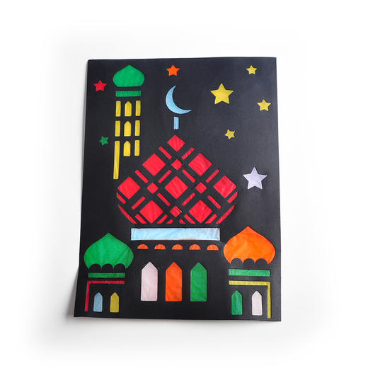 幼儿园课堂手工DIY创意美工马来教堂材料包 商品图8