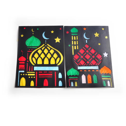 幼儿园课堂手工DIY创意美工马来教堂材料包 商品图6