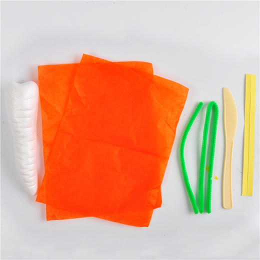 胡萝卜制作保丽龙手工DIY材料幼儿园手工课蔬菜大认知美可DIY创意 商品图2