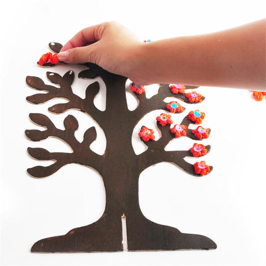 幼儿园课堂手工DIY创意美工木质发财树材料包 商品图7