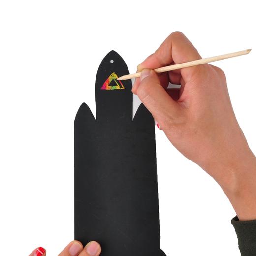 幼儿园课堂手工DIY美卡创意太空刮刮卡材料包 商品图11