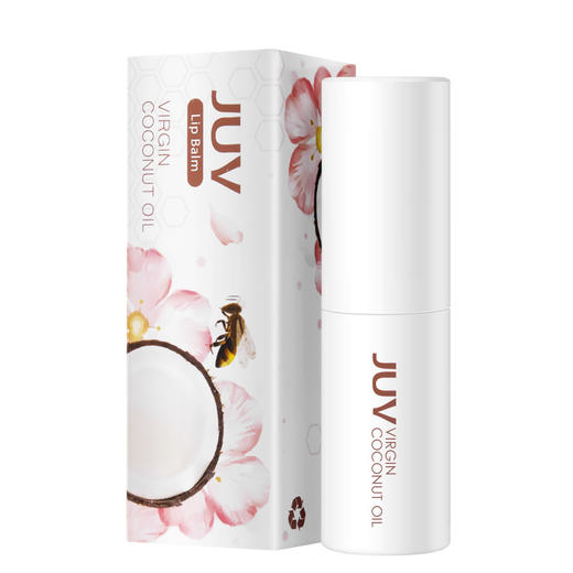 买2送1【JUV觉芙】菲律宾进口原料 椰子油润唇膏 4.5g/支 商品图3