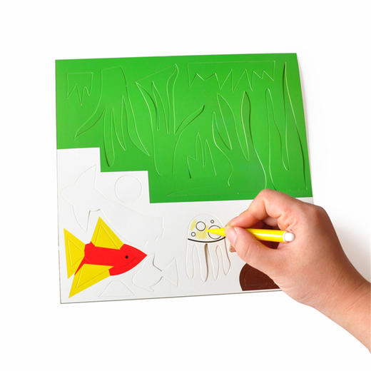 幼儿园课堂手工DIY海洋世界纸板材料 商品图2