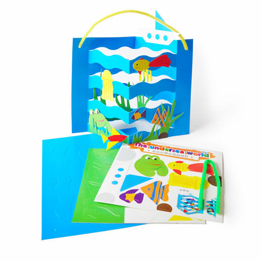 幼儿园课堂手工DIY海洋世界纸板材料 商品图8