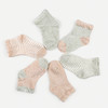 宝宝彩棉袜 天然彩棉纤维 传统手工缝头 蓬松弹力宽松袜口（6双） 商品缩略图0