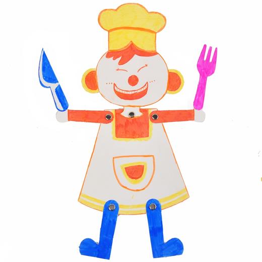 幼儿园课堂手工DIY创意美工快乐小厨师材料包 商品图9