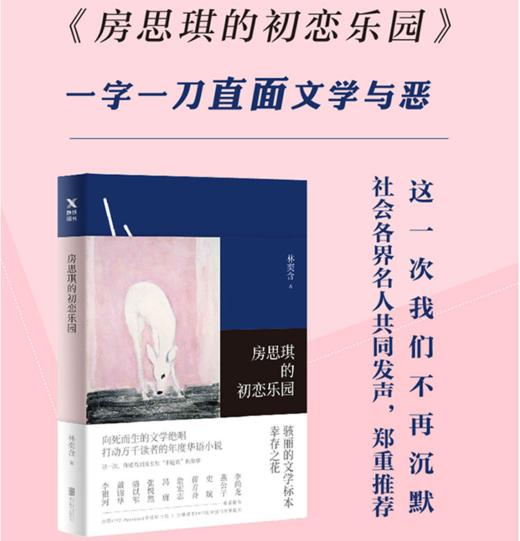 房思琪的初恋乐园 林奕含 著 李银河 戴锦华 张悦然 蒋方舟 冯唐等郑重推荐  打动万千读者的年度华语小说 简体版 商品图0