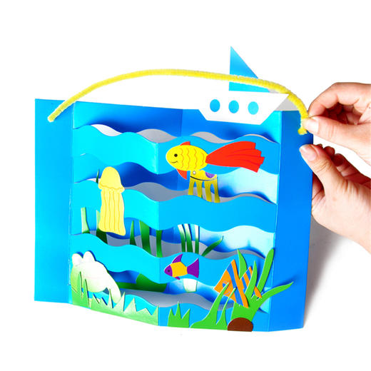 幼儿园课堂手工DIY海洋世界纸板材料 商品图9