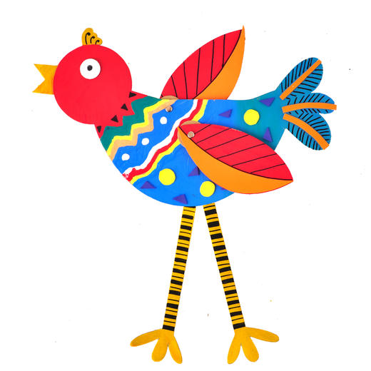 幼儿园课堂手工DIY创意美工涂色大鸟材料包 商品图3