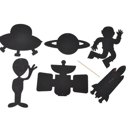 幼儿园课堂手工DIY美卡创意太空刮刮卡材料包 商品图2