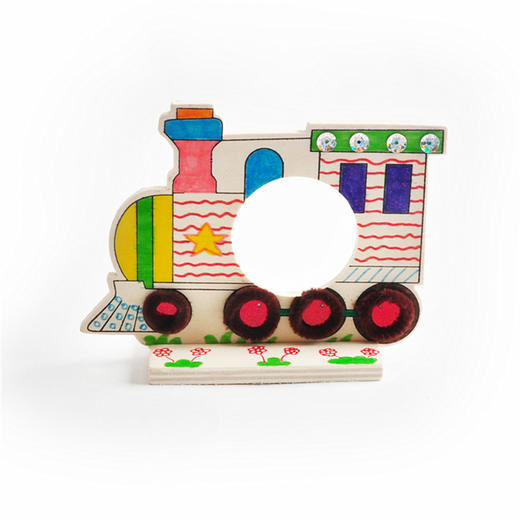 幼儿园课堂手工DIY木质交通工具相框材料包 商品图10