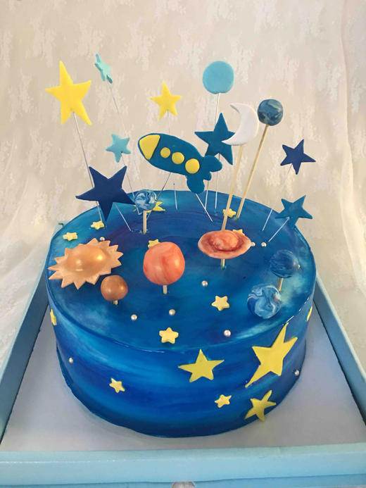 星球蛋糕淡奶油