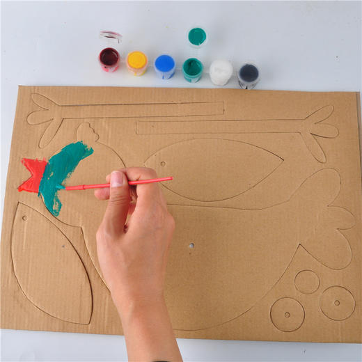 幼儿园课堂手工DIY创意美工涂色大鸟材料包 商品图7