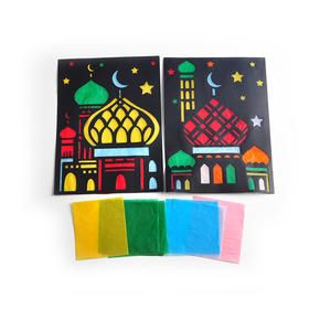 幼儿园课堂手工DIY创意美工马来教堂材料包