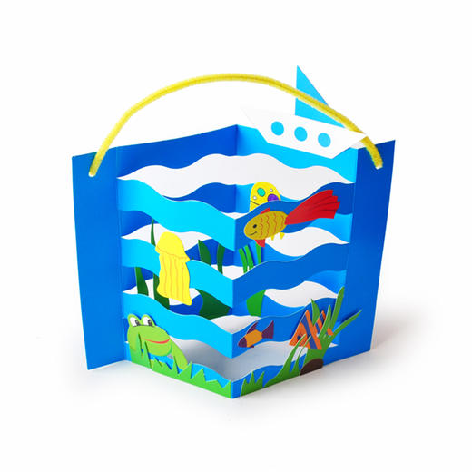 幼儿园课堂手工DIY海洋世界纸板材料 商品图0