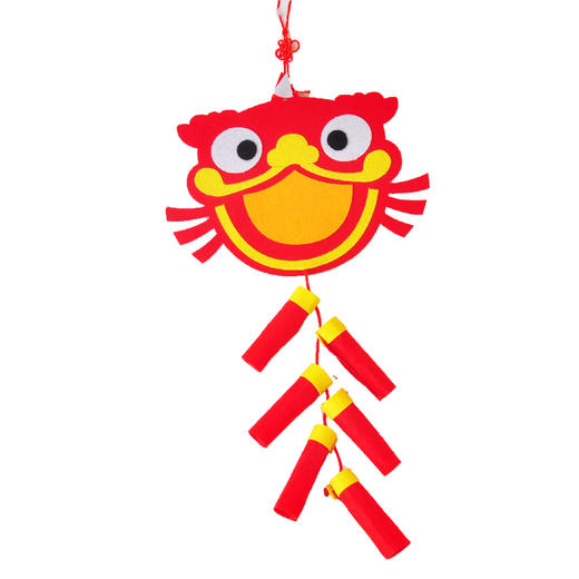 幼儿园课堂手工DIY创意手工无纺布春节挂饰材料包 商品图3