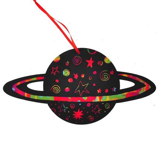 幼儿园课堂手工DIY美卡创意太空刮刮卡材料包 商品图3