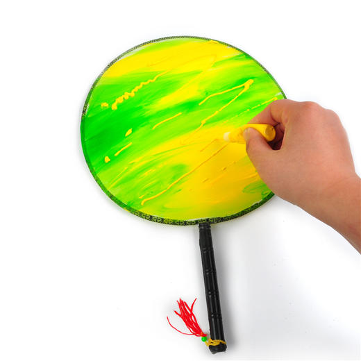 幼儿园课堂手工DIY美丽的宫扇布料材料包 商品图3