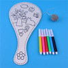 幼儿园课堂手工DIY木质手绘球拍材料包 商品缩略图3