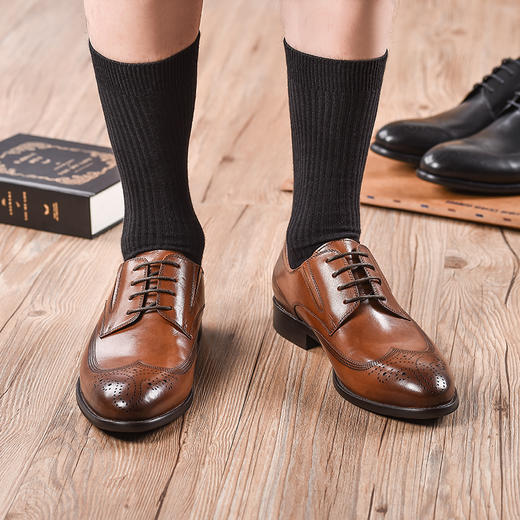 正装绅士袜 商务男袜 长筒袜 西装袜（单双） 商品图3