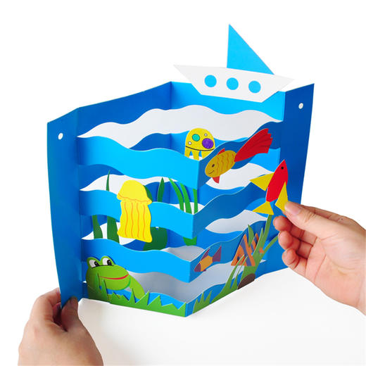 幼儿园课堂手工DIY海洋世界纸板材料 商品图7