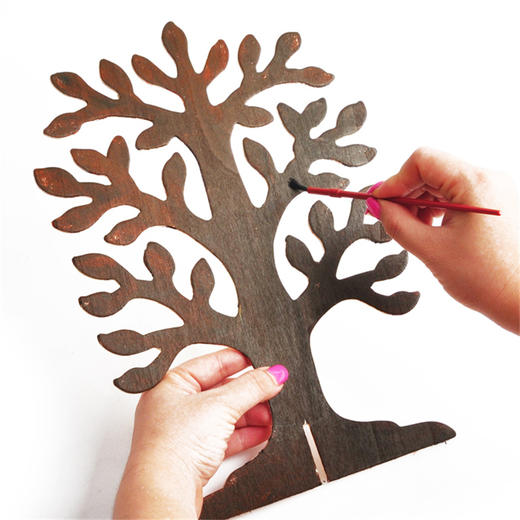 幼儿园课堂手工DIY创意美工木质发财树材料包 商品图3